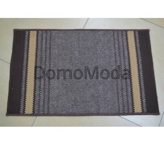 Синтетична килимова доріжка Дарничанка горіх black (Saba 10) - Висока якість за найкращою ціною в Україні зображення 6.